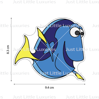 Blue Fish Cookie Cutter (DIGITAL DOWNLOAD)