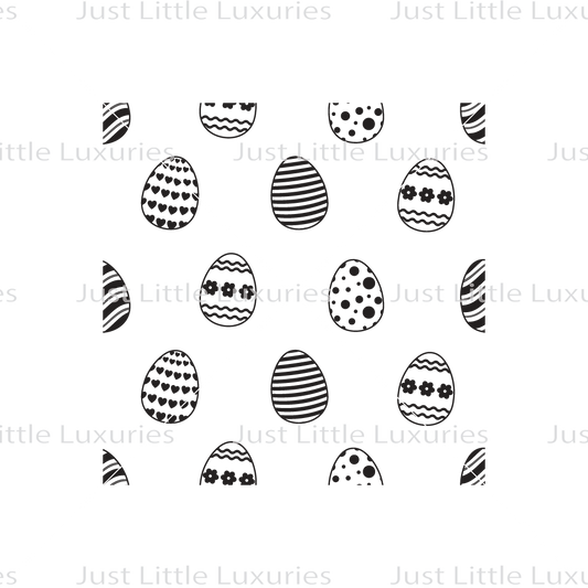 Easter Eggs (Light) Pattern Debosser