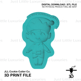 Elf Boy Cutter and Layered Embosser - Small and Standard Sizing (DIGITAL DOWNLOAD)