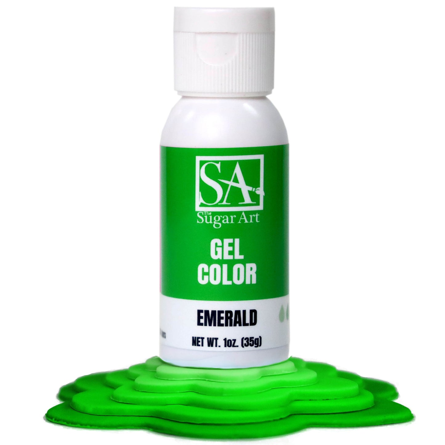 The Sugar Art Gel Colors - Emerald