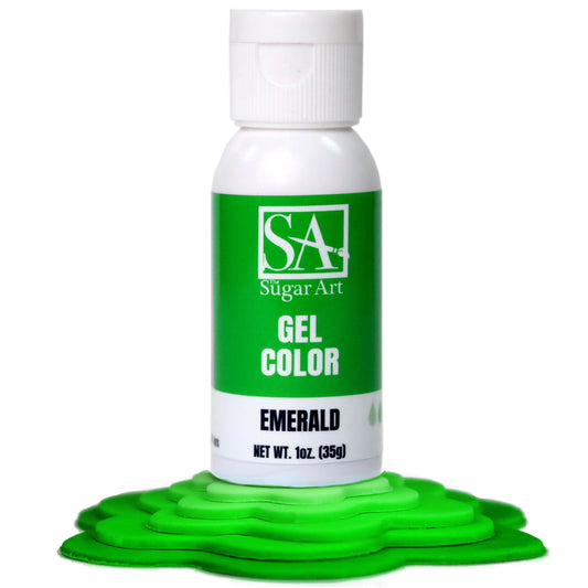 The Sugar Art Gel Colors - Emerald