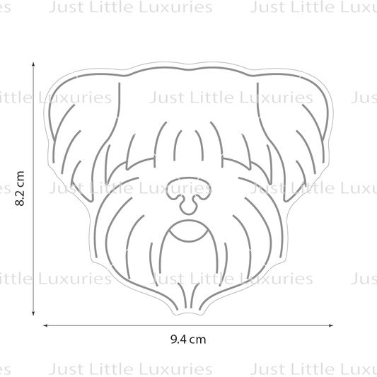 Flanders Cattle Dog | Dog Face Cookie Cutter