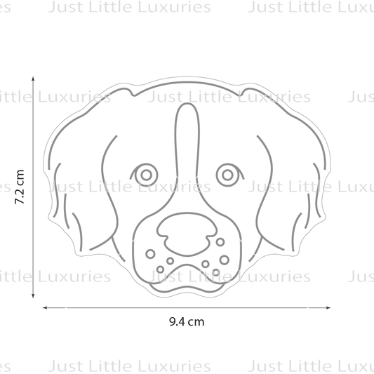 Frisian Water Dog | Dog Face Cookie Cutter