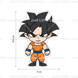 Goku Cookie Cutter and Embosser (DIGITAL DOWNLOAD)