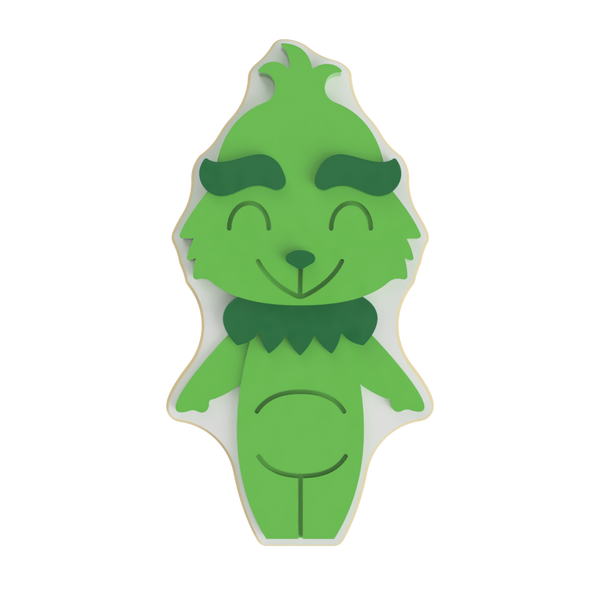 Grinch Layered Cookie Cutter