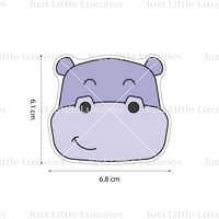 Hippo Face Layeres Cookie Cutter