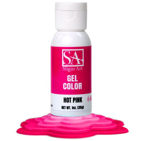 The Sugar Art Gel Colors - Hot Pink