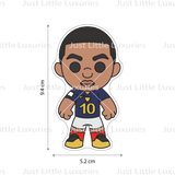 Kylian Mbappe Cookie Cutter and Embosser (DIGITAL DOWNLOAD)