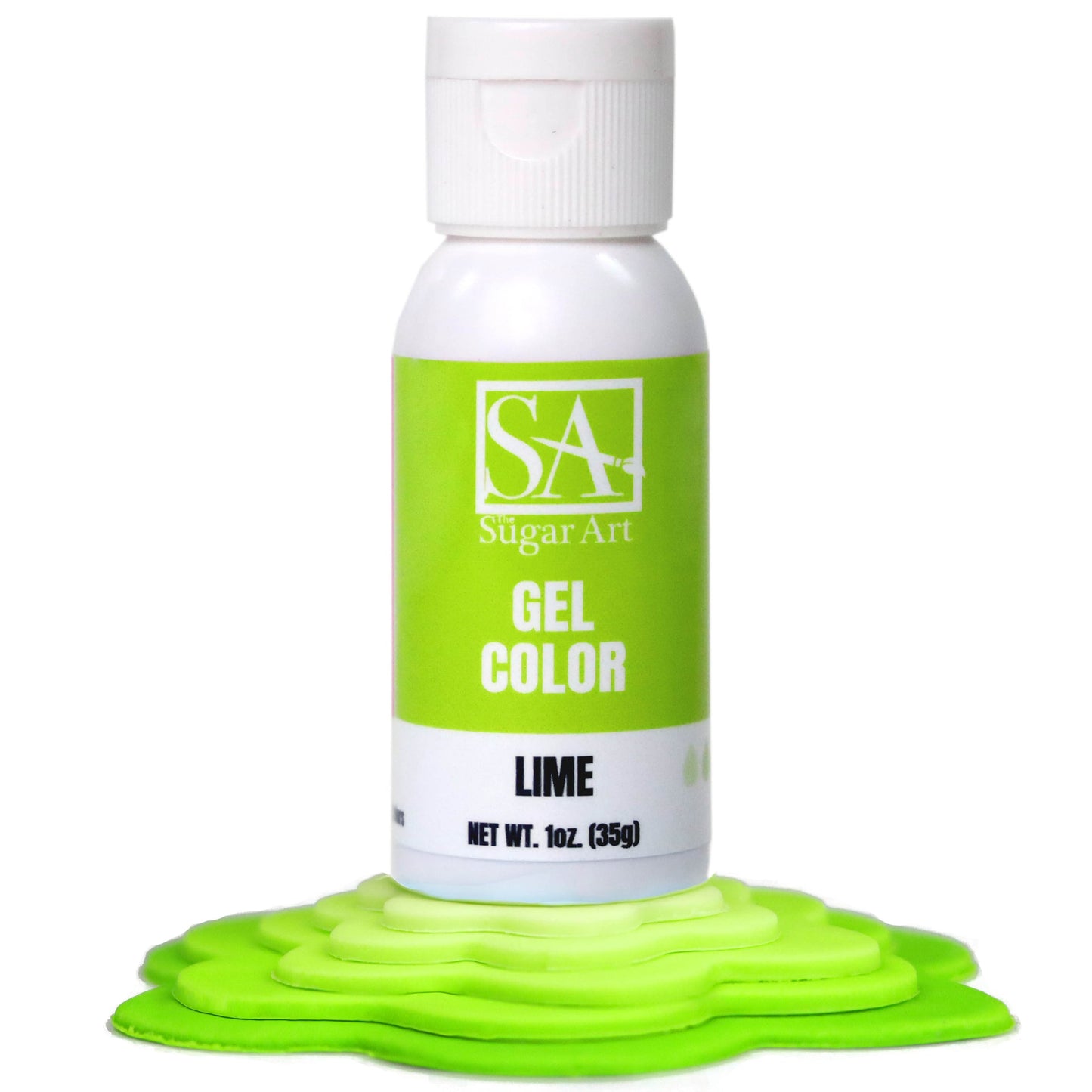 The Sugar Art Gel Colors - Lime