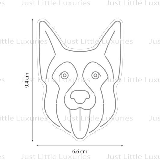 Malinois Belgian Shepherd | Dog Face Cookie Cutter