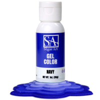 The Sugar Art Gel Colors - Navy Blue