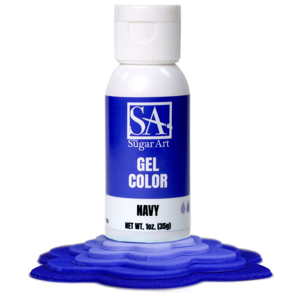 The Sugar Art Gel Colors - Navy Blue