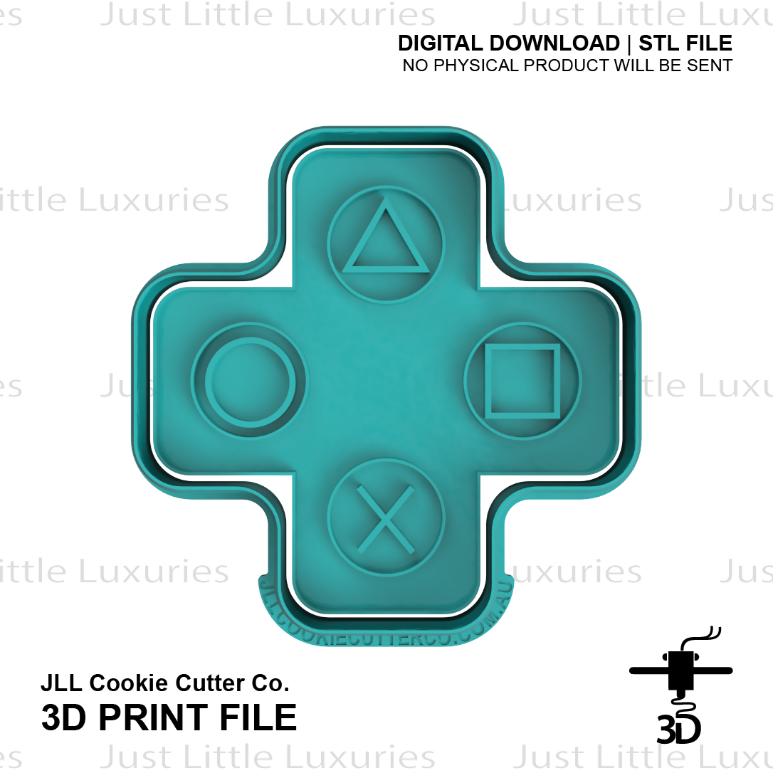 Gaming Buttons Cookie Cutter and Embosser (DIGITAL DOWNLOAD) | JLL ...