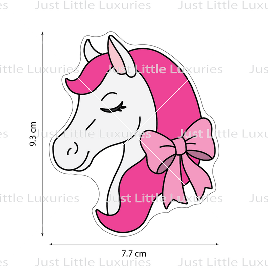 Pink Pony Club - Coquette Pony Face Cookie Cutter