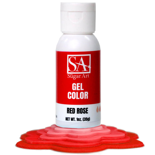 The Sugar Art Gel Colors - Red Rose