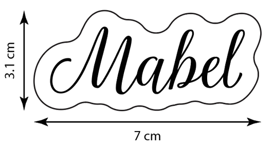 "Mabel" Cutter and Embosser set