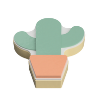 Cactus Layered Cookie Cutter