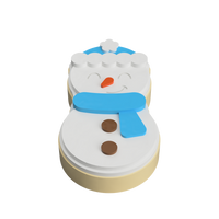 Snowman Layered Cookie Cutter