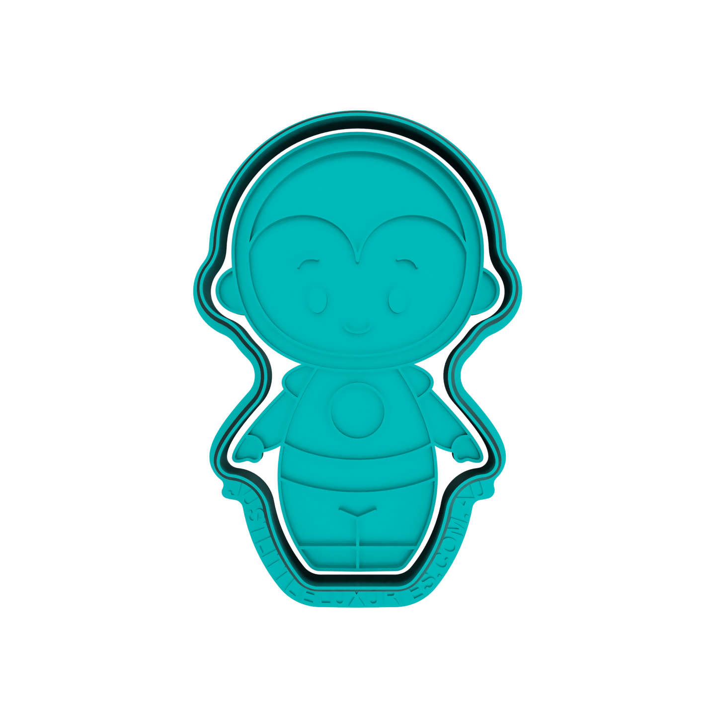 C-3P0 Cookie Cutter (STL - Digital Download)