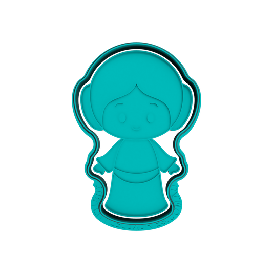 Princess Leia Cookie Cutter (STL - Digital Download)