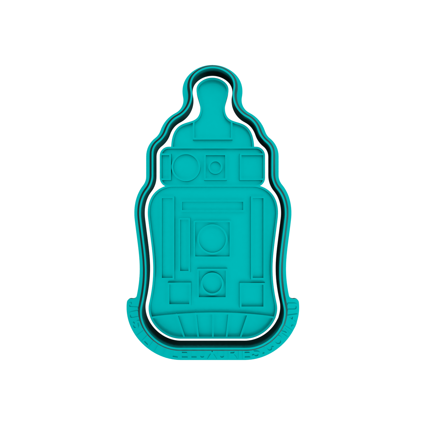 R2D2 Baby Bottle Cookie Cutter (STL - Digital Download)