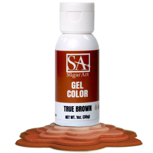 The Sugar Art Gel Colors - True Brown