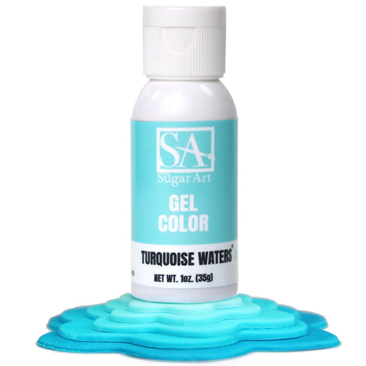 The Sugar Art Gel Colors - Turquoise Waters