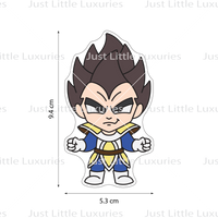 Vegeta Cookie Cutter and Embosser (DIGITAL DOWNLOAD)