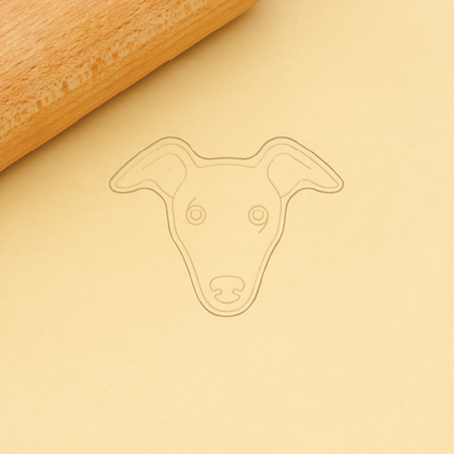 Whippet Dog | Dog Face Cookie Cutter