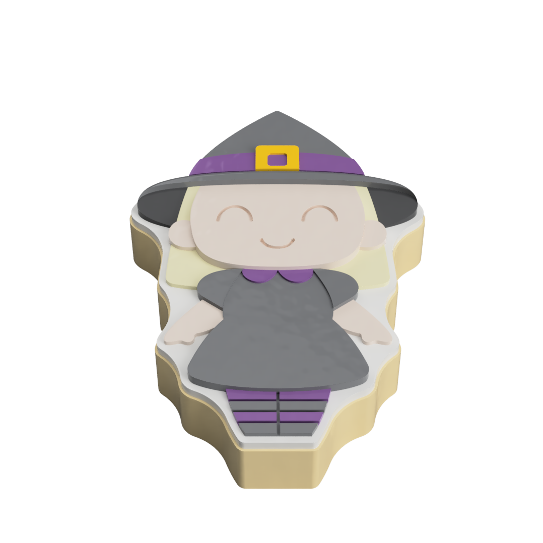 Witch Layered Cookie Cutter