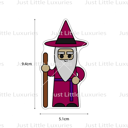 Wizard Cookie Cutter (STL - Digital Download)