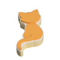 A Cat Named Cat Layered Cookie Cutter