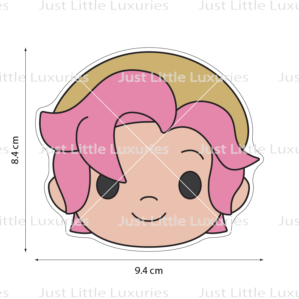 Abby Face Cookie Cutter (STL - Digital Download)