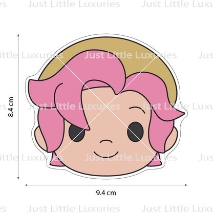 Abby Face Cookie Cutter (STL - Digital Download)