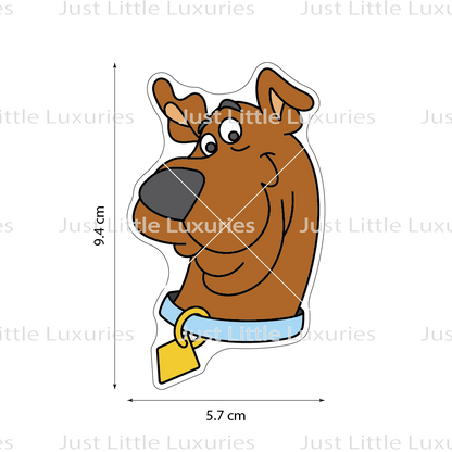 Scooby Face Cookie Cutter (STL - Digital Download)