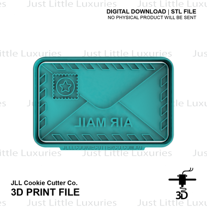 Air Mail Cookie Cutter (STL - Digital Download)
