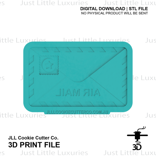 Air Mail Cookie Cutter (STL - Digital Download)