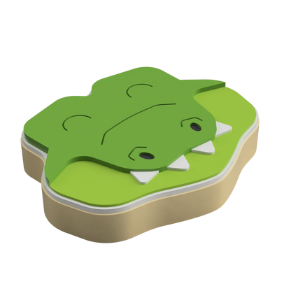 Alligator Face Layered Cookie Cutter