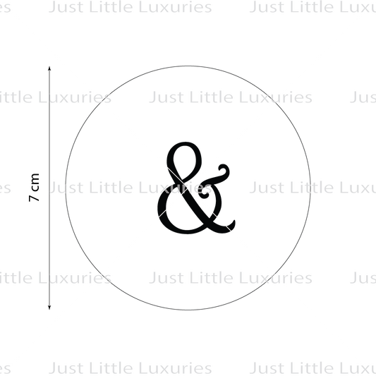 Ampersand | & Cookie Stamp