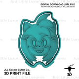 Amy Rose Cookie Cutter and Embosser (DIGITAL DOWNLOAD)