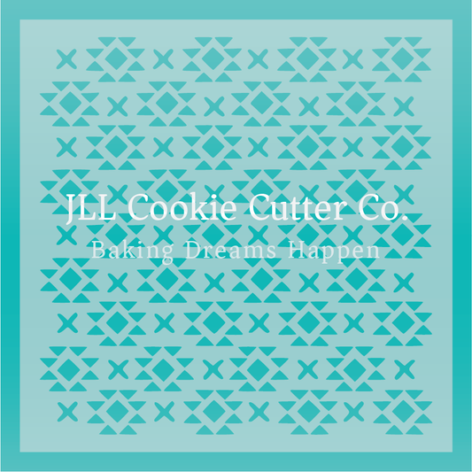 Aztec Pattern Cookie Stencil