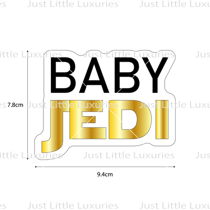 "Baby Jedi" Cookie Cutter (STL - Digital Download)