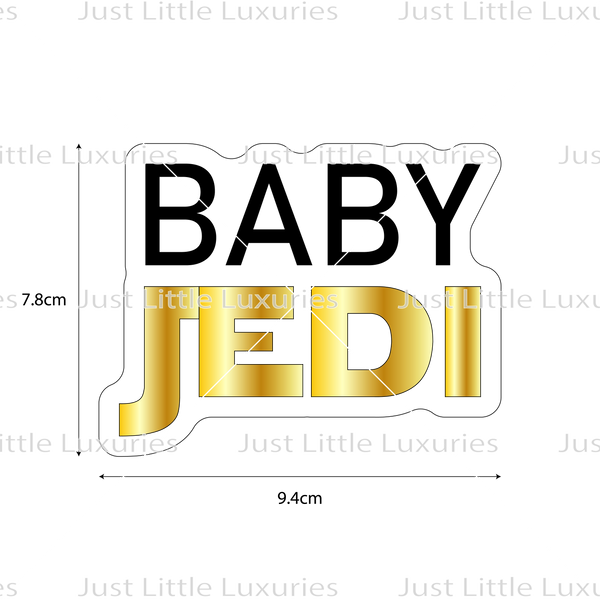 "Baby Jedi" Cookie Cutter