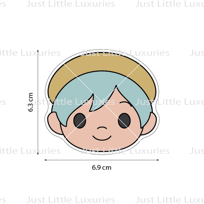 Baby Face Cookie Cutter (STL - Digital Download)