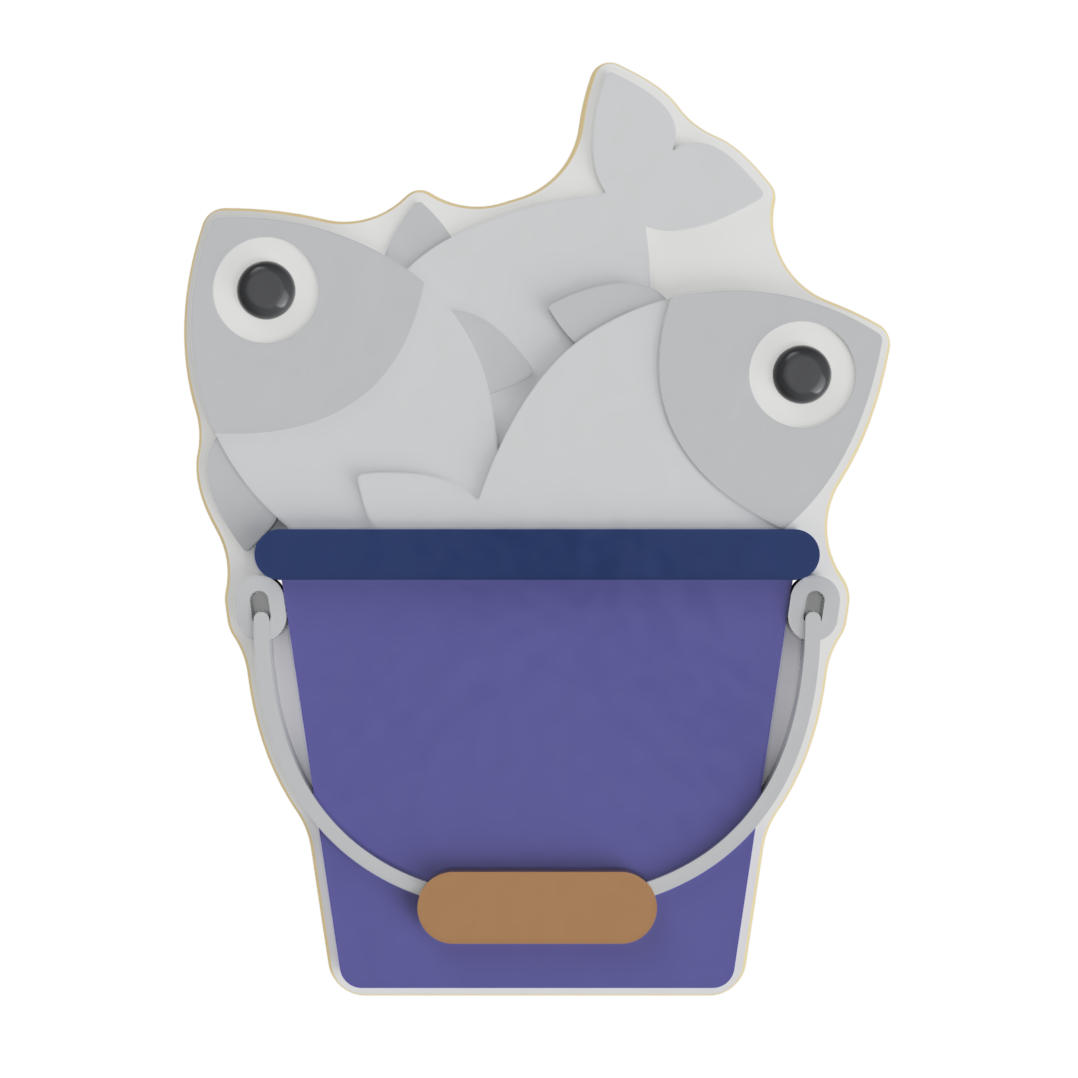 Bait Bucket Layered Cookie Cutter