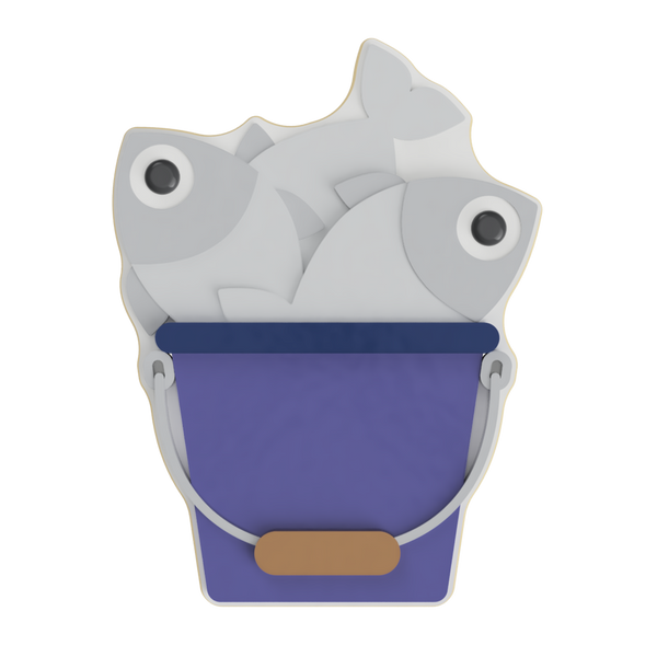 Bait Bucket Layered Cookie Cutter