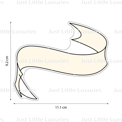 Banner Cookie Cutter (STL - Digital Download)