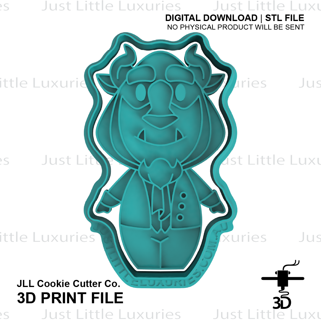 Beast Cookie Cutter (STL - Digital Download)