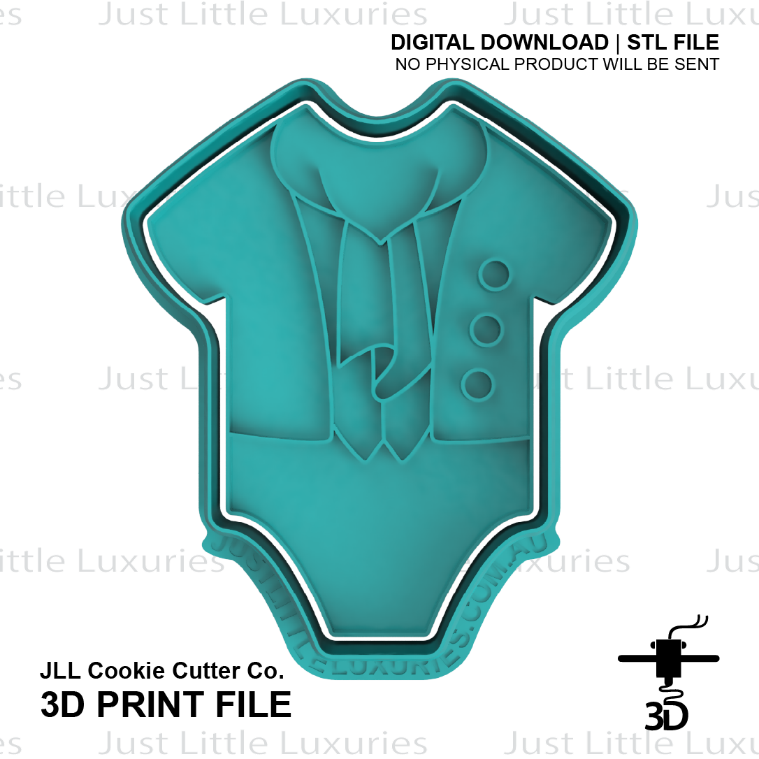 Beast Romper Cookie Cutter (STL - Digital Download)