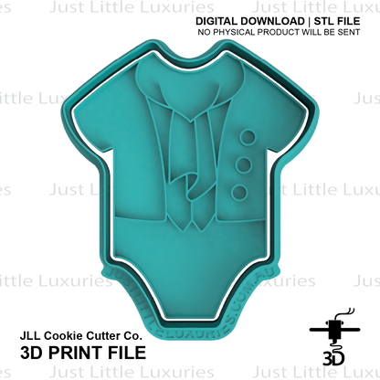 Beast Romper Cookie Cutter (STL - Digital Download)